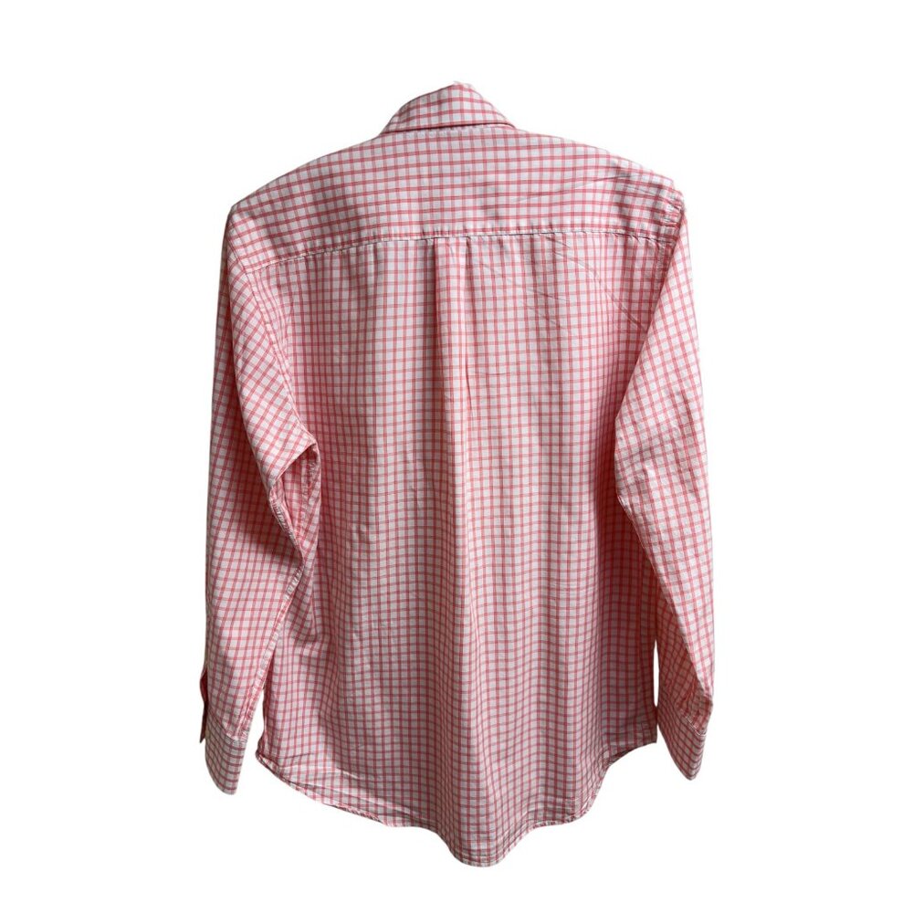 Peter Millar Salmon Windowpane Check Button Colla… - image 6